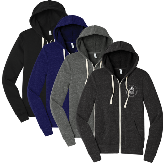 BELLA+CANVAS ® Unisex Tri blend Sponge Fleece Full-Zip Hoodie (BC3909)