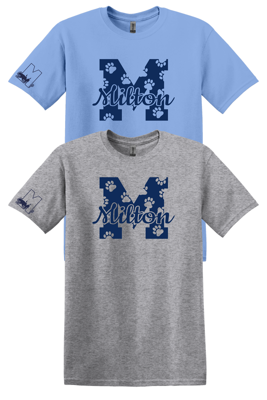 Milton "M" Pawprint T-Shirt (64000)