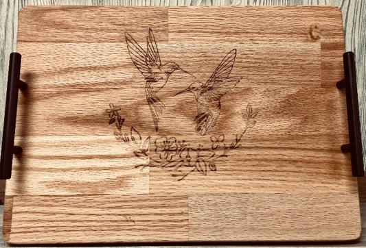 Customizable Wooden Charcuterie Board w/ Handles