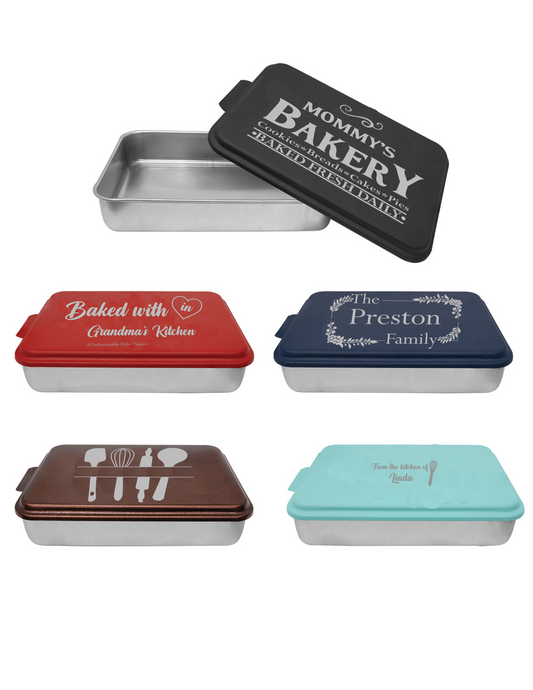 9x13" Cake Pans Including Personalized Engraving